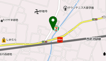 T2-23.セブン-イレブン 練馬南大泉5丁目店 (ドコモ・バイクシェア)の地図画像