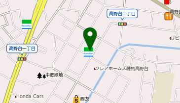 T2-25.ファミリーマート 高野台二丁目店 (ドコモ・バイクシェア)の地図画像