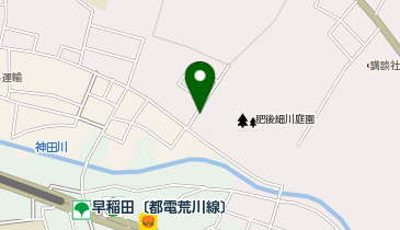 E2-07.肥後細川庭園 (ドコモ・バイクシェア)の地図画像