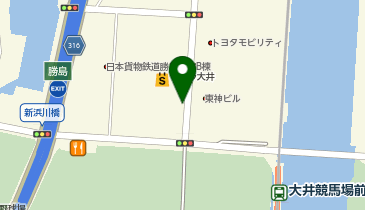 I1-22.ウィラ大井 (ショッピングモール) (ドコモ・バイクシェア)の地図画像