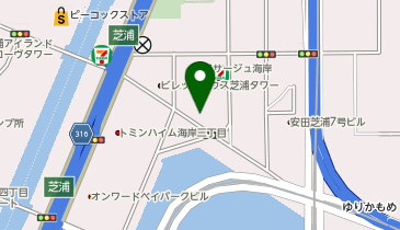 C5-25.NEX-TEC芝浦 (ドコモ・バイクシェア)の地図画像