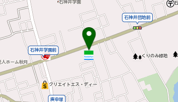 T2-31.ファミリーマート 石神井台二丁目店 (ドコモ・バイクシェア)の地図画像