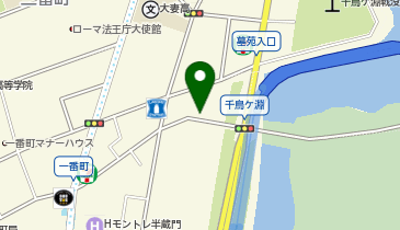 A6-16.一番町第二TGビル (ドコモ・バイクシェア)の地図画像