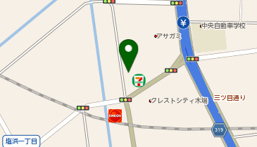 H1-87.パークアクシス木場キャナルウエスト (ドコモ・バイクシェア)の地図画像