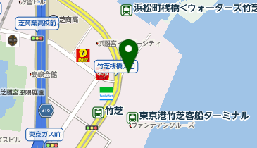 C1-48.竹芝客船ターミナル (ドコモ・バイクシェア)の地図画像