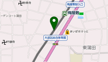 K1-59.京急梅屋敷第1駐車場 (ドコモ・バイクシェア)の地図画像