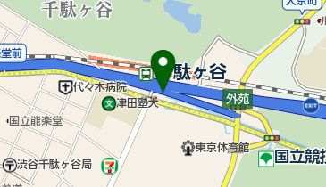 M4-07.千駄ヶ谷駅前 (ドコモ・バイクシェア)の地図画像