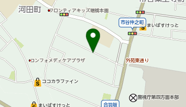 D4-01.市谷仲之町 (ドコモ・バイクシェア)の地図画像