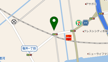 H1-97.浜園公園 (ドコモ・バイクシェア)の地図画像