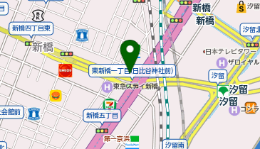 C1-51.環二新橋四丁目 (ドコモ・バイクシェア)の地図画像