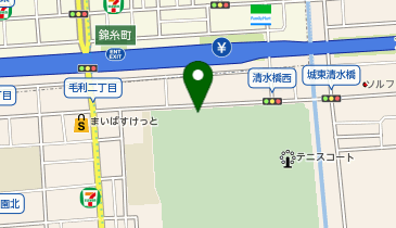 H1-105.猿江恩賜公園 (ドコモ・バイクシェア)の地図画像