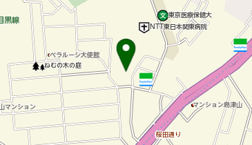 I1-47.NTT 東日本 関東病院(南側) (ドコモ・バイクシェア)の地図画像