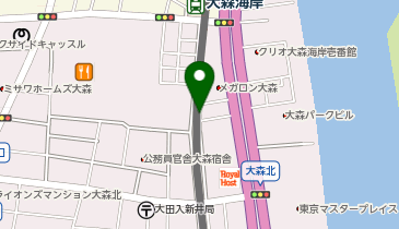 K1-69.京急平和島第2Bバイク駐輪場 (ドコモ・バイクシェア)の地図画像