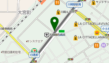 Z13.京急川崎日進町駐輪場 (ドコモ・バイクシェア)の地図画像