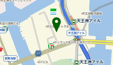 I1-54.天王洲オーシャンスクエア (ドコモ・バイクシェア)の地図画像