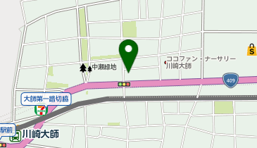 Z14.ファミリーマート川崎中瀬店 (ドコモ・バイクシェア)の地図画像