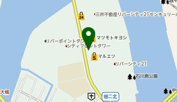 B4-15.リバーシティ イーストタワーズ (ドコモ・バイクシェア)の地図画像