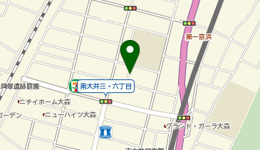 I1-55.鈴ヶ森公園 (ドコモ・バイクシェア)の地図画像