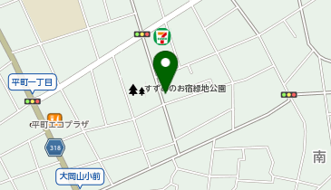 J1-20.すずめのお宿緑地公園 (ドコモ・バイクシェア)の地図画像