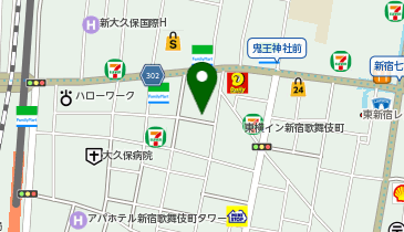 D6-23.アパホテル 東新宿 歌舞伎町西 (ドコモ・バイクシェア)の地図画像