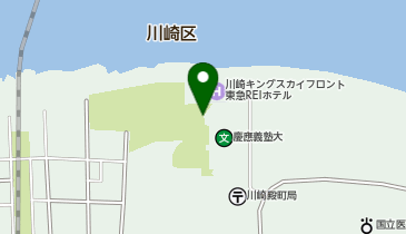 Z20.川崎キングスカイフロント 東急 REI ホテル (ドコモ・バイクシェア)の地図画像