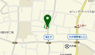 I1-72.セブン-イレブン大井店 (ドコモ・バイクシェア)の地図画像