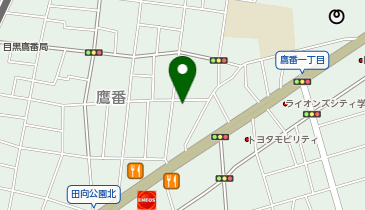 J1-29.カスタリア目黒鷹番 (ドコモ・バイクシェア)の地図画像