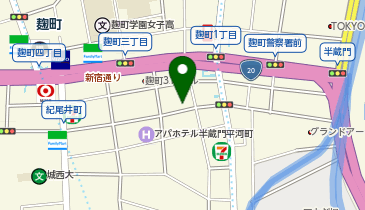 A6-22.半蔵門PREX South (ドコモ・バイクシェア)の地図画像