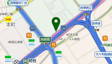 D6-24.NTT東日本 本社ビル (ドコモ・バイクシェア)の地図画像