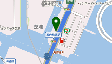C5-34.五色橋ビル (ドコモ・バイクシェア)の地図画像