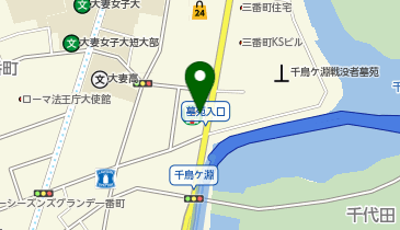 A6-23.セブン-イレブン 千代田三番町店 (ドコモ・バイクシェア)の地図画像