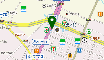 C1-64.東京虎ノ門グローバルスクエア (ドコモ・バイクシェア)の地図画像