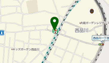 I1-84.セブン-イレブン西品川2丁目店 (ドコモ・バイクシェア)の地図画像
