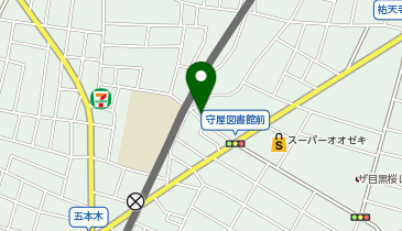 J1-31.守屋図書館 (ドコモ・バイクシェア)の地図画像