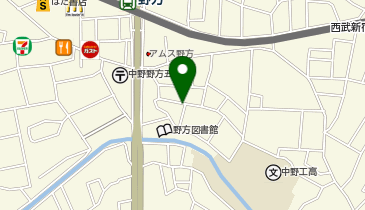 N2-05.野方3丁目 (ドコモ・バイクシェア)の地図画像