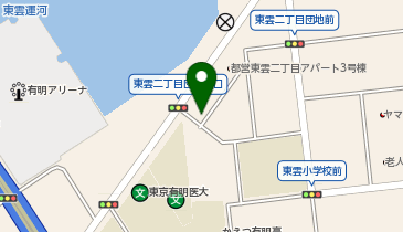 H1-145.東雲都橋住宅 (ドコモ・バイクシェア)の地図画像