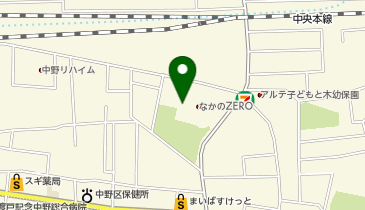 N3-07.なかのZERO (ドコモ・バイクシェア)の地図画像