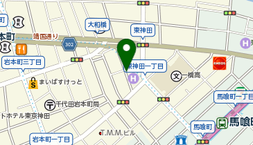 A3-44.THE WAVES AKIHABARA (ドコモ・バイクシェア)の地図画像