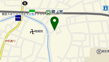 N1-02.鷺宮東駐輪場 (ドコモ・バイクシェア)の地図画像