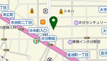 02.トヨタカローラ大分 祝祭の広場 (おおいたサイクルシェア)の地図画像