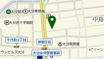 15.旧中島小学校 (おおいたサイクルシェア)の地図画像