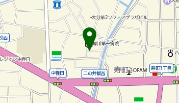 24.クローバー公園 (おおいたサイクルシェア)の地図画像
