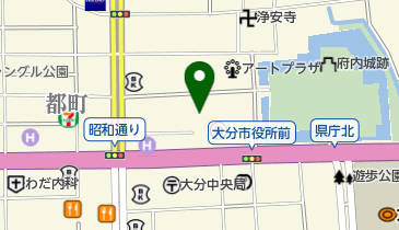 33.大分市役所 本庁舎 (おおいたサイクルシェア)の地図画像