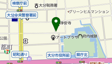 37.大分市保健所 (おおいたサイクルシェア)の地図画像