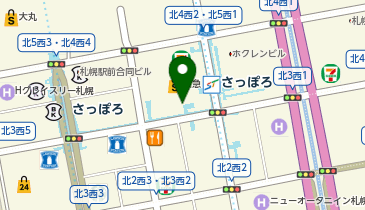 11.さっぽろ東急百貨店 (ポロクル)の地図画像
