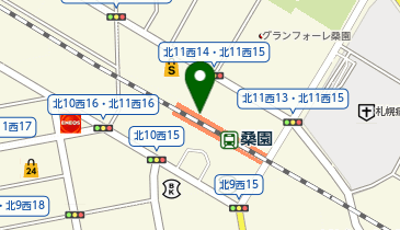 26.桑園ウエストプラザ (ポロクル)の地図画像