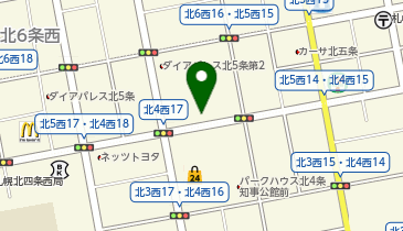 28.桑園北5条通 (ポロクル)の地図画像