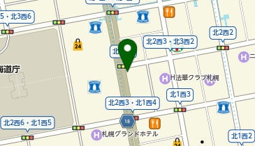 34.駅前通sitatte sapporo前 (ポロクル)の地図画像