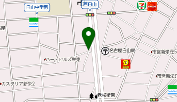 033.名鉄協商パーキング新栄1丁目第15 (カリテコバイク)の地図画像
