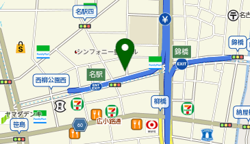 013.名鉄協商パーキング名駅4丁目第8 (カリテコバイク)の地図画像